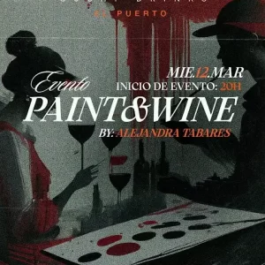 Paint & Wine Restaurante Kamikaze (6 personas)