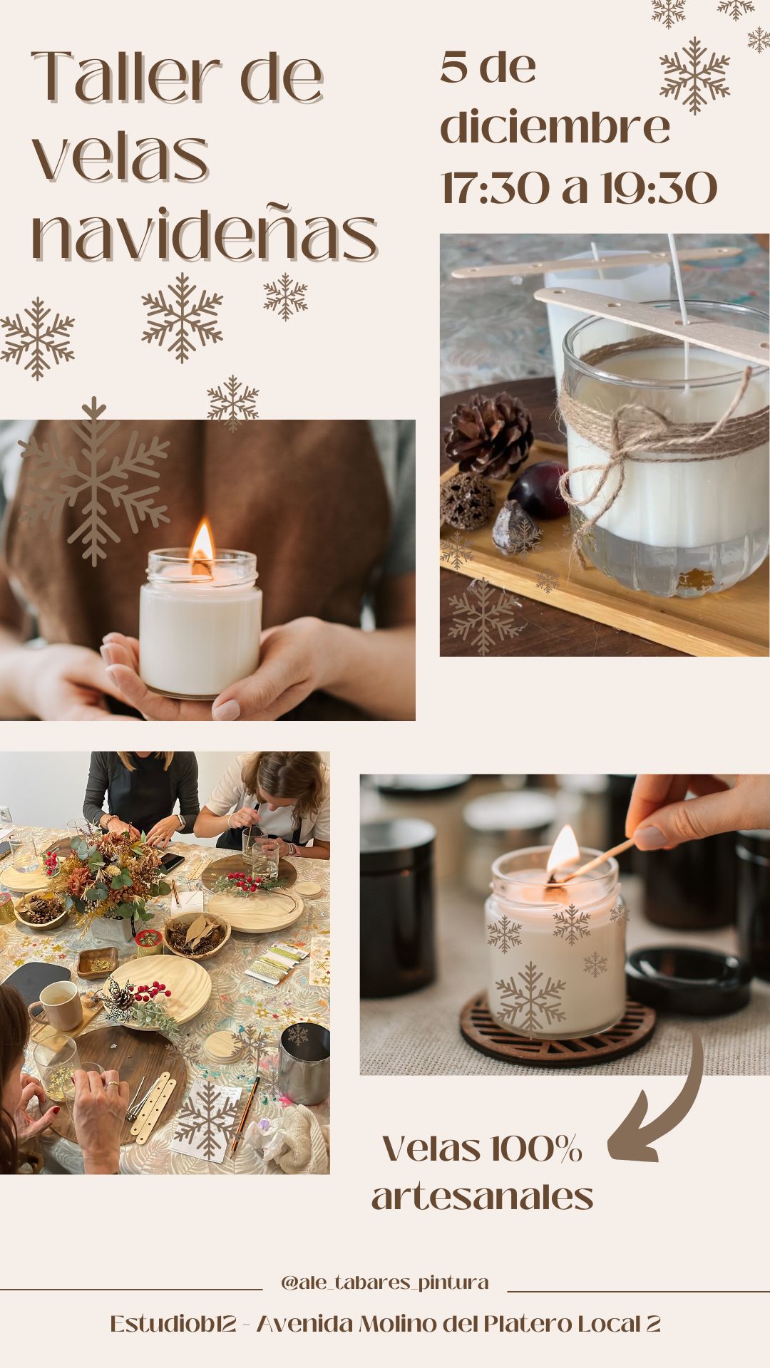 Taller de Velas Navideñas