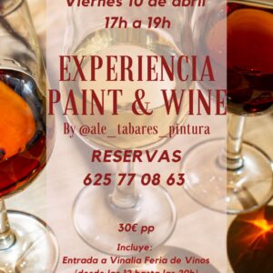 Experiencia Paint & Wine Vinalia (día 1)