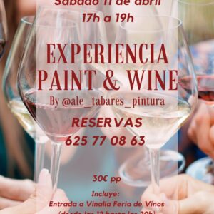 Experiencia Paint & Wine Vinalia (día 2)